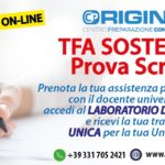 Servizio traccia TFA sostegno personalizzata ad hoc. Traccia unica e relazione su di un solo ambito