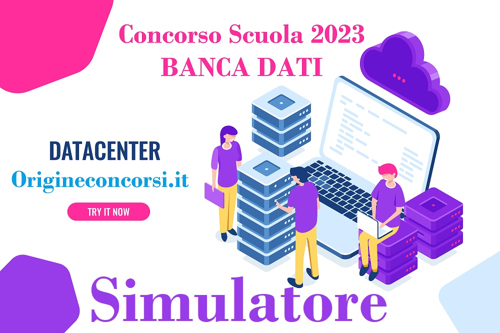 Cloud data storage remote backup of files data center and database isometric concept internet warehouse laptop cartoon people | "Origine" PREPARAZIONE CONCORSI SCUOLA