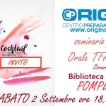 FESTA GRATUITA E SEMINARIO ORIGINE  – Aperitivo