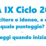 Tfa sostegno IX ciclo 2024 Vincitore o idoneo? Calcola il tuo punteggio.  Quando iniziano i corsi gli idonei.