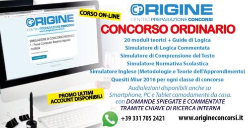 Concorso Ordinario Computer Based